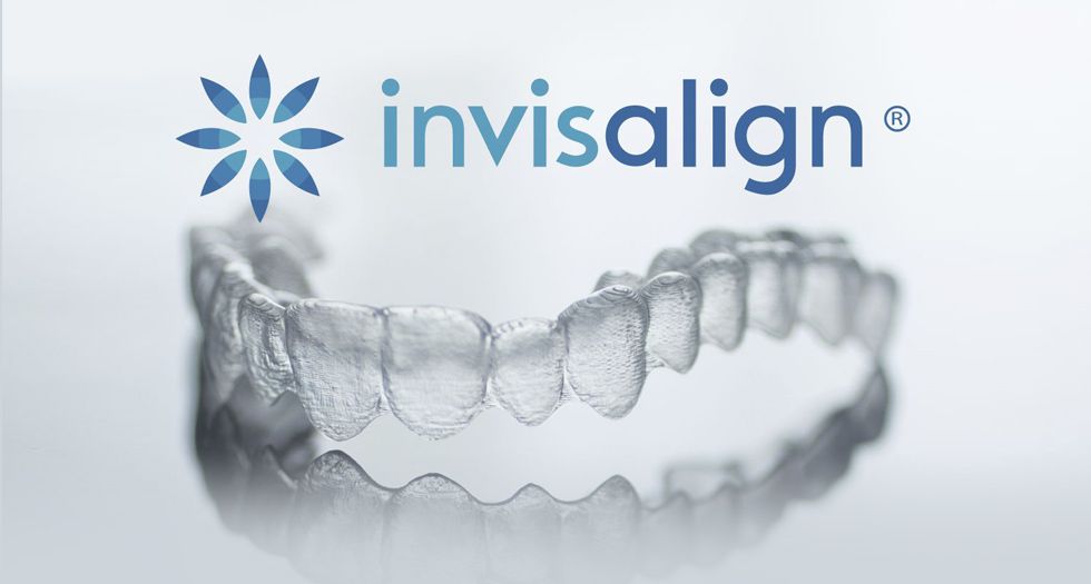 Invisalign tray and logo